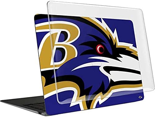 Skinit Case + Skin Compatible with MacBook Air 13in (2020) - Officially Licensed NFL Baltimore Ravens Large Logo Design