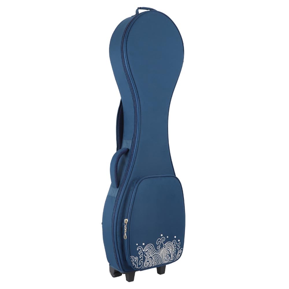 Borsa per liuto cinese, borsa portatile per liuto con ruote, custodia per strumenti a pipa cinese, borsa per strumenti a pipa cinese, borsa per liuto ispessita, custodia per liuto, custodia per liuto,