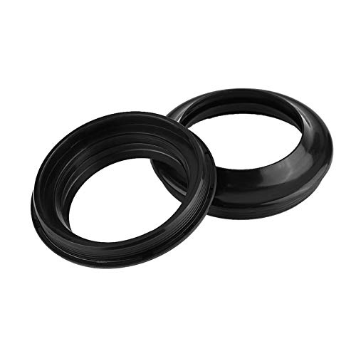 Motorrad Motorrad Vorderradgabel Öldichtung und Staubdichtungssatz 41mm x 54mm x 11mm Passend für GSX750F GSXR750 Gummi Material Schwarz Farbe