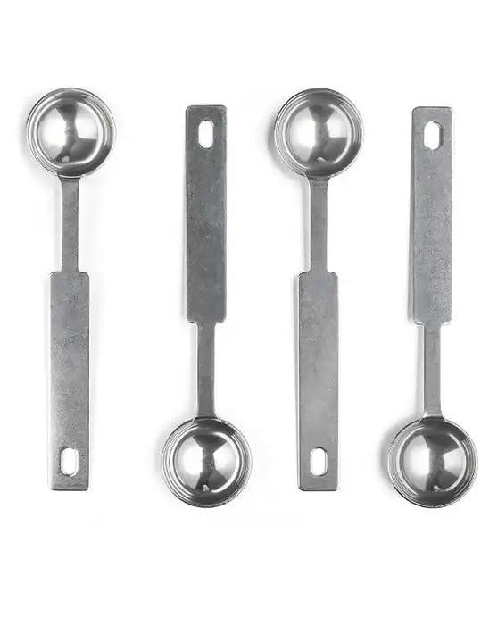 Levin SILVER Wax Seal Stamp Arts Crafts Melting Spoon Wax Spoon Letter Sealing Wax Furnace Tool Sealing Wax Vintage Invite Pack Of (6)-image-0