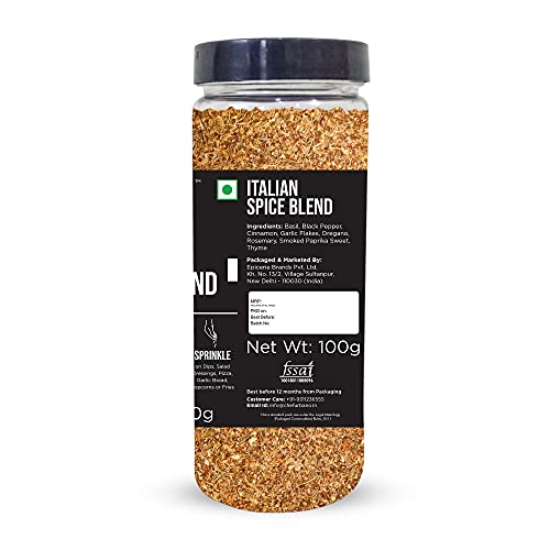 Image of Chef Urbano Italian Spice Blend 100g | All Natural & Healthy Italian Spice Blend for Pizza, Pasta, Salads and Bread Seasoning | Premium Herbs and Spices | Vegan