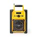 Produktbild FM-Radio | Tisch Ausführumg | FM | Batteriebetrieben/Netzstromversorgung | Digital | 15 W | Monitorgröße: 2.2" | Blau-weiß Monitor | Bluetooth® | IPX5 | Tragegriff | Gelb/Schwarz