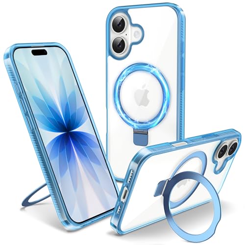 Coque iPhone 17 bleu clair en polymère premium avec protection antirayure intégrale