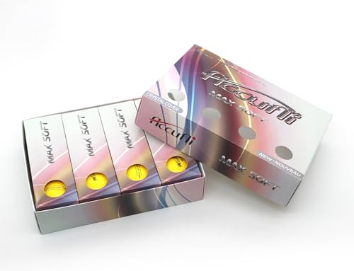 ACCUFLI Max Soft Golf Balls (Yellow 12PK)