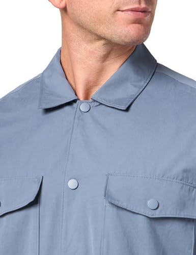 PAIGE Men's Delman Sueded Nylon Shirt Jacket2