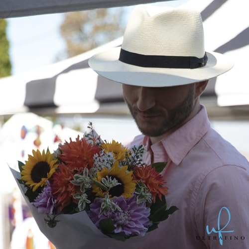Image of Genuine Havana Retro Panama Straw Hat Classic Lightweight