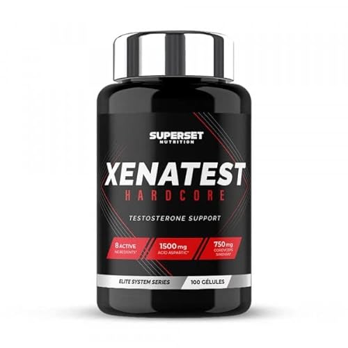Superset Nutrition | Xenatest Hardcore (100caps) | Boosters de testostérone | Anabolisant Naturel Extrême Cover
