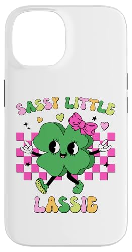 Sassy Little Lassie St Patrick's Day Toddler Girls Kids Carcasa para iPhone 14