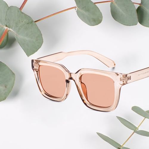 Image of Peter Jones Unisex Large Square UV /UB Protected Sunglasses (3803)