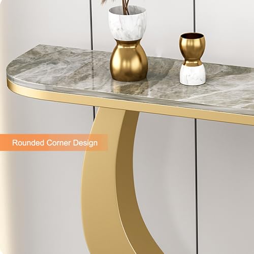 Mesa de pasillo decorativa para transformar tu entrada oscura en moderna 4