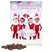 Elf on the Shelf Holiday Christmas Candy Chocolate Countdown Calendar - 24 Days