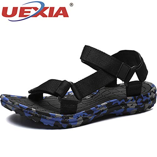 Uexia New Summer Shoes Men Sandals Camouflage Beach Soft Comfortable Fashion Coles Non-Slip Breathable Outdoor Casual Walking