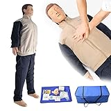 maniqui rcp adulto ❤ El modelo humano de entrenamiento en RCP de primeros auxilios, estándar y real, es una herramienta para el aprendizaje repetido en el aula; ideal para demostraciones de laboratorio.