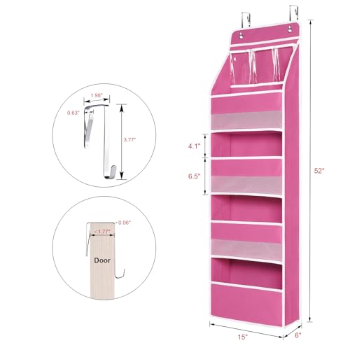 image for Univivi Door Hanging Organizer Nursery Over the Door Organizer Baby St