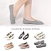 ZAKASA No Show Five Finger Toe Socks for Women - Invisible Liner Boat Low Cut Loafer Socks for Ladies Running