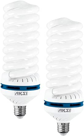 FOCO AHORRADOR AKSI Espiral Alta Potencia 85W - 220V/E39, Ilumina 300W ...