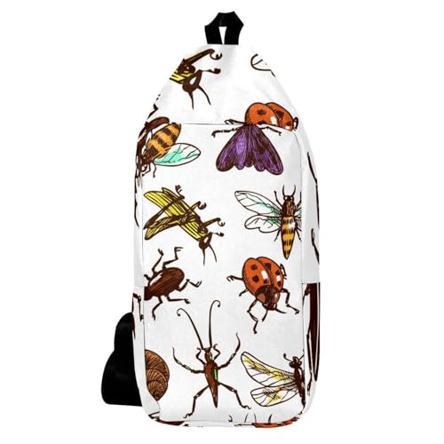 Sac à dos à bandoulière insectes idéal pour vos randonnées d'été et voyages