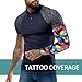 VAFZASC Fashion Cooling UV Protection Arm Sleeves Anime Lesbian Lgbt Girl Pride Love Non Slip Tattoo Cover Sleeves for Women Men Golf Running