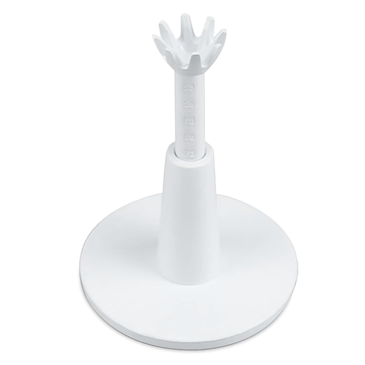 3 Piezas de Soporte de Bola de Golf Ajustable de Goma Suave y Altura Ajustable, Accesorios de Entrenamiento de Golf de plástico Blanco