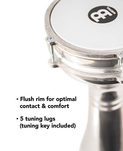Meinl Percussion Mini Darbuka With Aluminum Body-Made In Turkey-7 1/4" Tunable Synthetic Head, 2-Year Warranty (He-103) #TOP3
