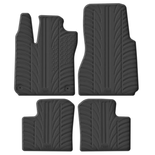 Tapis de sol en caoutchouc Renault Twingo 3 Gledring sur mesure 4 pièces