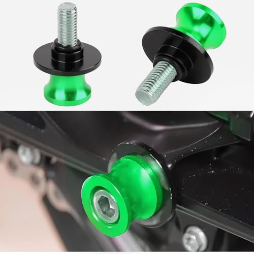 2 Stück M10 Schwinge Ständer, Universal montageständer motorrad, für Duke 125 200 250 390 690 790 890 Motorradständer, Grün