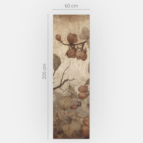 Stickers pour réfrigérateur 60x205 cm de cuisine composition florale