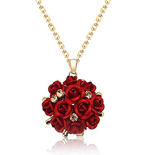 YouBella Jewellery Stylish Gold Plated Floral Necklace Jewellery Set with Earrings and Ring for Women and Girls - Image 5