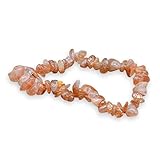 Generico Bracciale chips braccialetto pietra vera naturale (PIETRA DEL SOLE EXTRA)