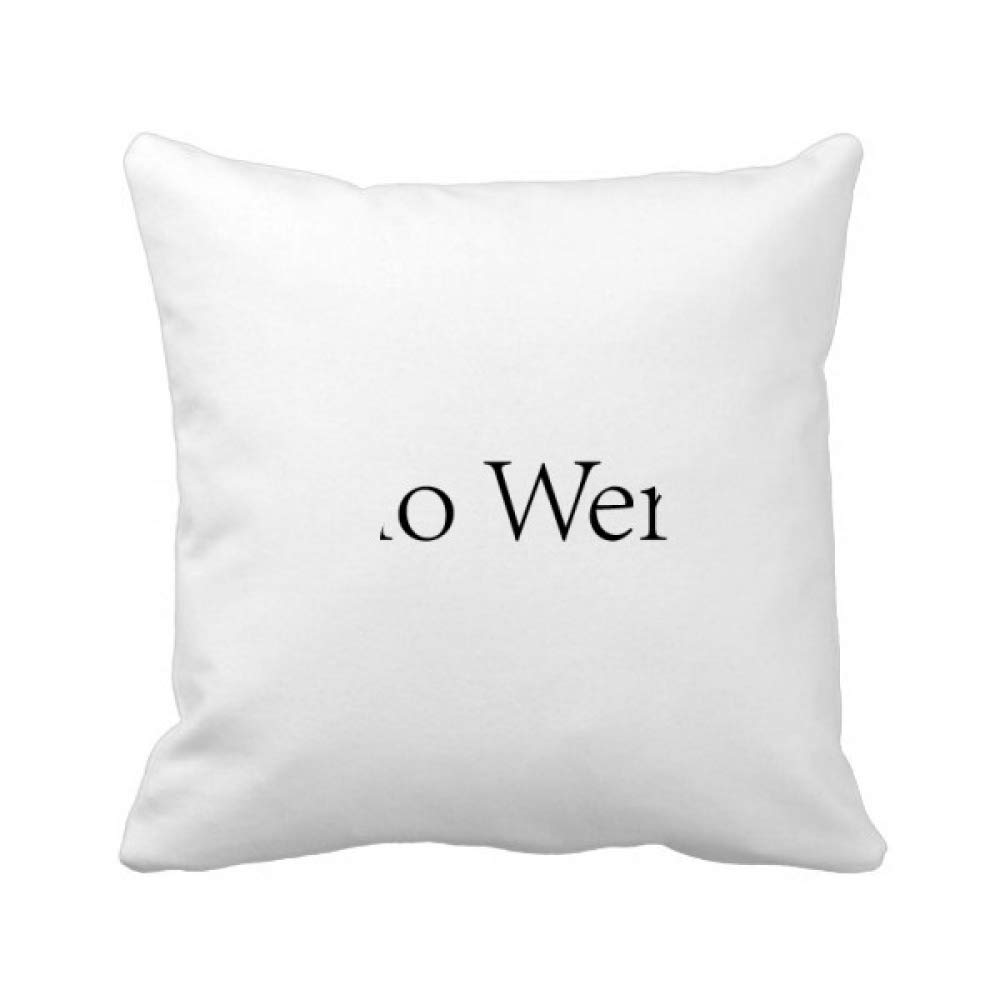 Housse de coussin carrée Pineapple Hello World taie salon lit