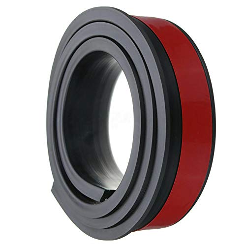 2 Uds L150cm, Protección de de Rueda de Coche de Goma Negra W3.8cm Embellecedor de Guardabarros Universal Molduras de Tiras Anticolisión