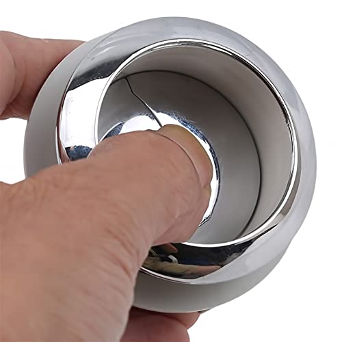 Bouton poussoir de chasse d'eau pour toilettes - Double bouton poussoir pour réservoir d'eau de toilette - 38 mm de long