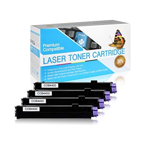 SuppliesOutlet B4400 for Okidata | 43502301 Type 9 Compatible High-Yield Toner Cartridge (4-Pack) B4400N,B4500,B4500N,B4550,B4550N,B4600,B4600N,B4600N PS Cover