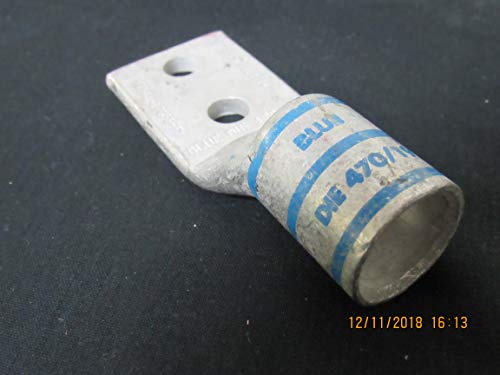 Two Hole Lug Compress Connector, 1/0 AWG