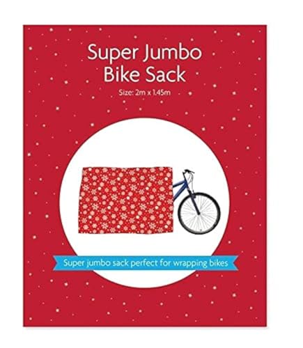 Christmas Bike Sack (Ideal for Large Gifts) Present Bicycle Stockings Wrapping