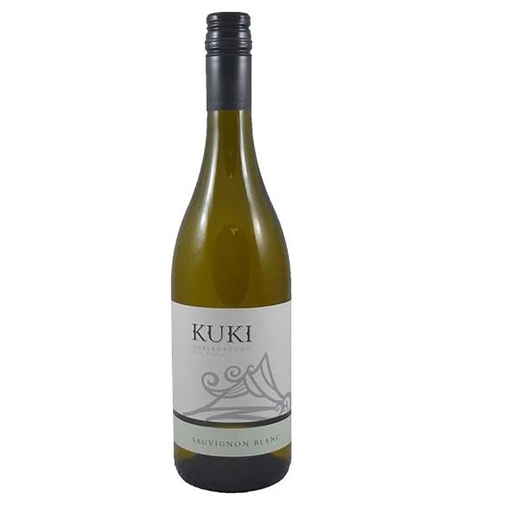 Kuki Sauvignon Blanc 13% ABV | Zingy Refreshing Dry New Zealand Marlborough White Wine | 75cl Bottle