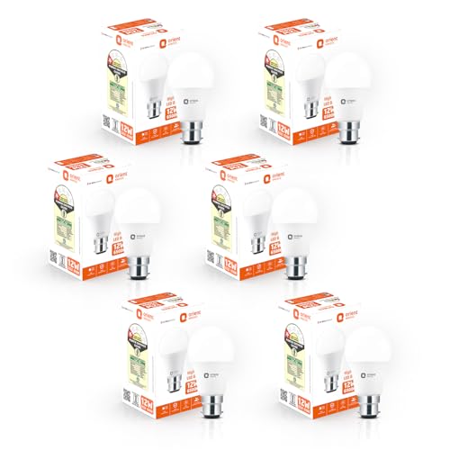 Orient Electric 12W High Glow LED Bulb, 6500K, Cool White, Pack of 6 - Image 2