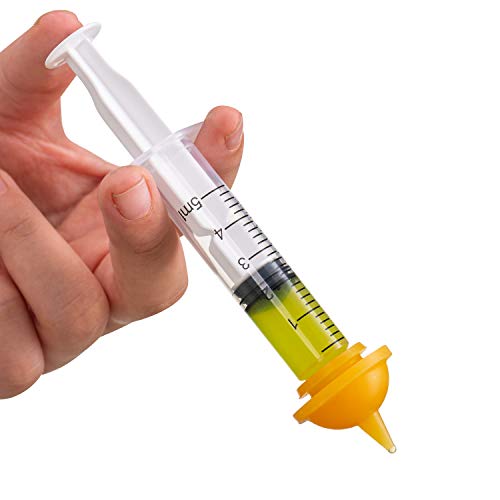 betevie Mini-Nippel mit Spritzen für Welpen, Kätzchen, Eichhörnchen und andere neugeborene Haustiere, 6 Stück