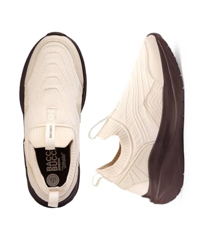 Image of Bacca Bucci EaseOn Walking Shoes for Men | Slip-On Sneakers with Stretch Knit Upper | Ortholite Comfort Insole | Lightweight EVA Sole | Daily Walking, Travel & Casual Wear