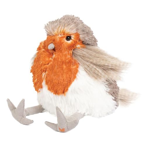 Doudou Adele rouge-gorge junior 20 cm pour apaiser les pleurs de bébé