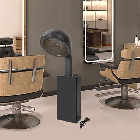 LYNICESHOP Professional Hooded Conditioning Hair Dryer, Adjustable Bonnet Hair Dryer Stand Up with Timer Portable Salon Spa Beauty Equipment Hooded Conditioning Salon Hair Dryer for Hair Drying, Care Cover