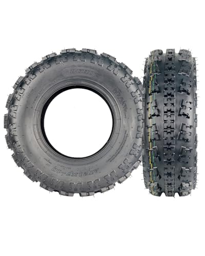 GarveeTech 22X7-10 ATV Tires Sport Front UTV Tires 22X7x10 6 PR Tubeless Quad ATV Tire for UTV Side By Side Off-Road Adventures Snow and Trail Riding (Set of 2)