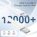 3-Pack 20w USB C Charger for iPhone 17 Air/16/15/Pro Max with Long 10ft USB C to C Cable,iPhone Charger Fast Wall Charger Block Compatible with iPad Pro AirPods and More