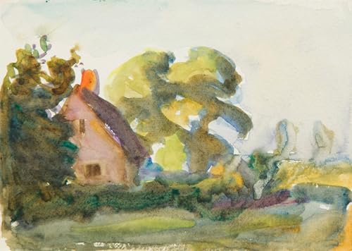 Peinture sur toile cottage rose créez une ambiance cosy nordique dans la chambre