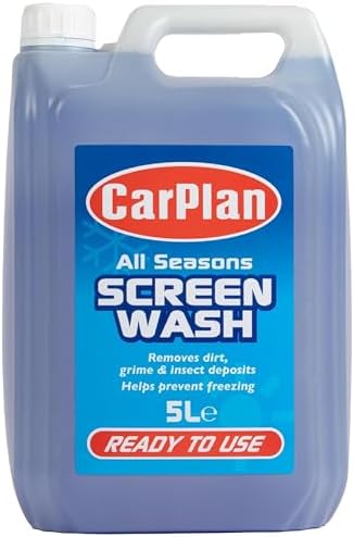 CarPlan All Seasons Ready Mixed Screen Wash, Removes Dirt, Grime, Prevents Freezing, 5 Litres - View 3