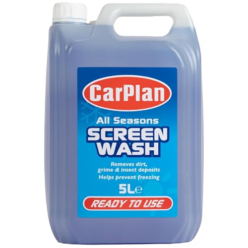 CarPlan All Seasons Windshield Washer Fluid, Ready Mixed, 1.3 Gallon | Ready-to-Use…