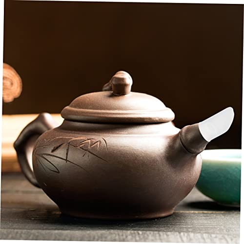 FELTECHELECTR 4Pcs Silicone Teapot Spout Covers Protective Teapot Spout Protectors Teakettle Spout Sleeves for Home Use Teapot Accessories