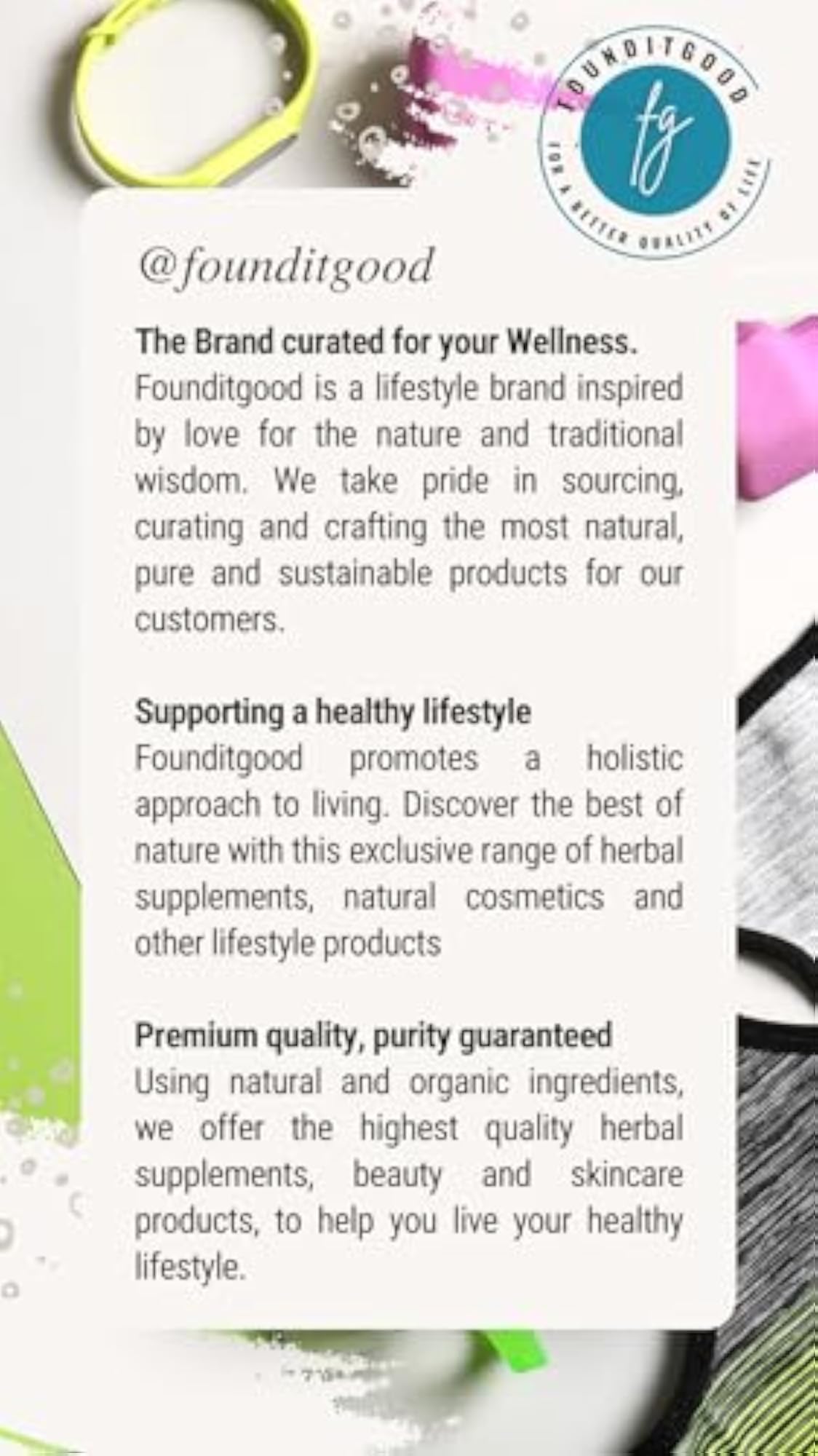FounditGood Karisalankanni Powder, 100% Natural Herbal Supplement