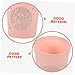 Anneome 6pcs Reusable Stacking Cups Lids for Party Plastic Drinking Cups Decorative Disco Ball Pattern Party Favors Multi-use Juice