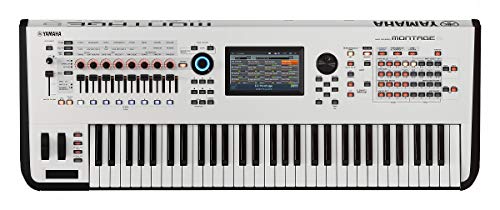 Amazon | YAMAHA MONTAGE6 WH 61鍵盤 ミュージック